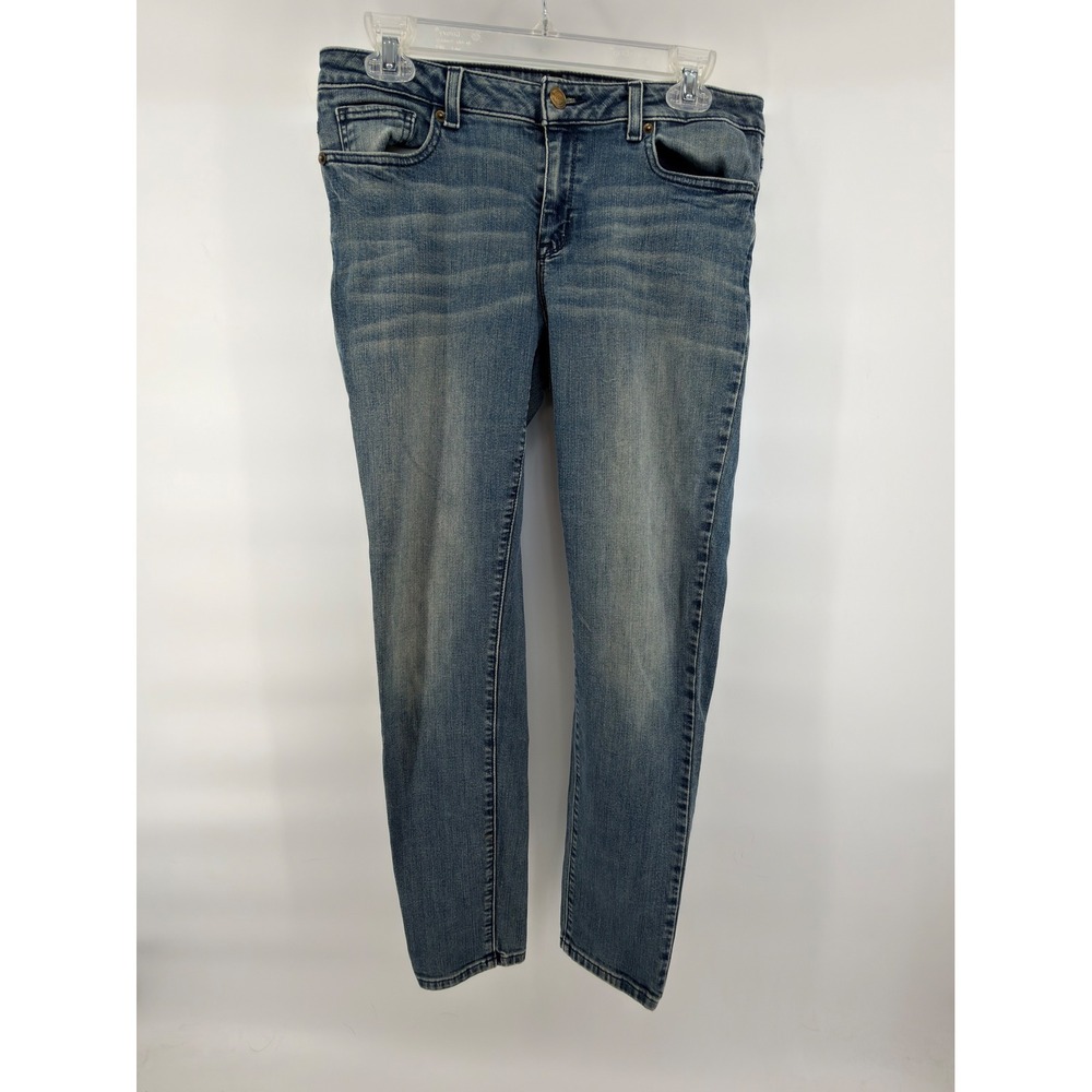 Michael Kors Skinny Jeans Womens 6 Medium Wash Stretch Blue Denim 18435MK‎